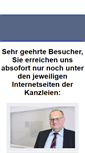 Mobile Screenshot of kanzlei-bf.com